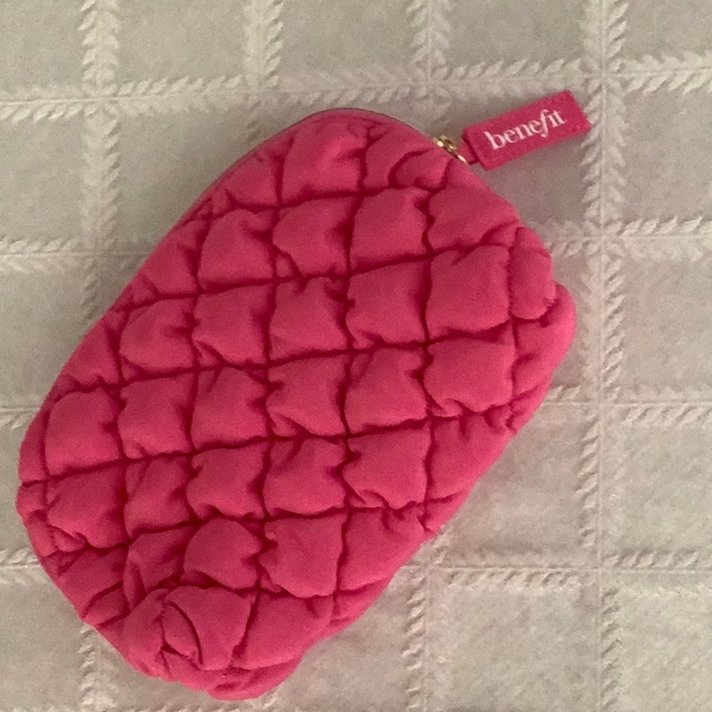 NWT Benefit Puff Puff Cosmetics Bag